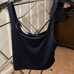 Express Navy Women's Tank Top